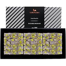 Turkish Delight Extra Duduble by BAKIRKAZAN, %40 PISTACHIO Turkish Delights Candy 8.8 oz Luxury Food Gifts, Turkish Candy Assorted Flavors gourmet candy, Best Food &amp; Beverage Christmas New year Gifts Option, Lokum, Vegan Turkish Snacks dubai chocolate bar baklava Halal Eid al-Adha sweets