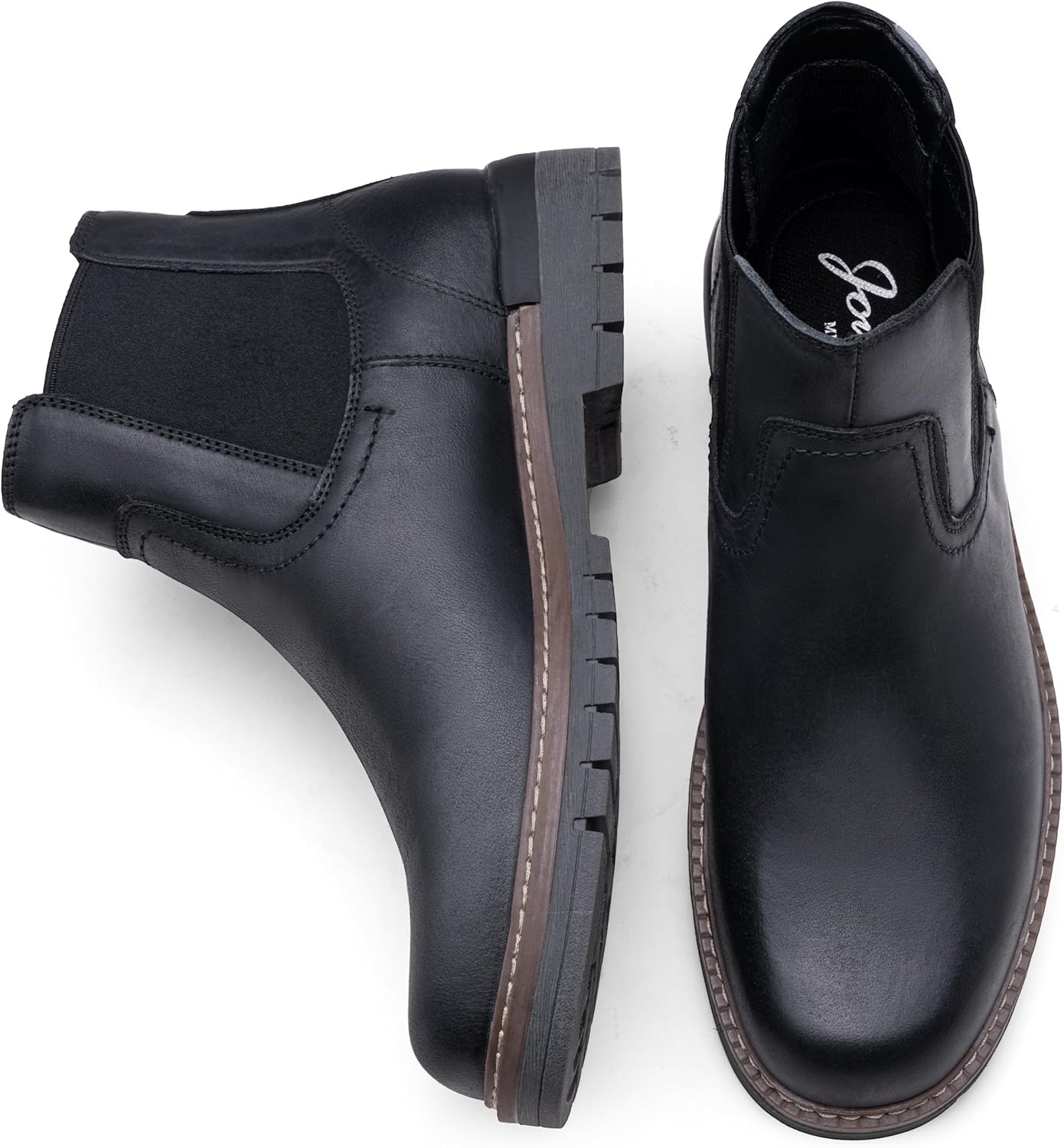 Jousen Chelsea Boots Men Lightweight Mens Boots Classic Slip On Boot Casual Boot for Men - Image 5