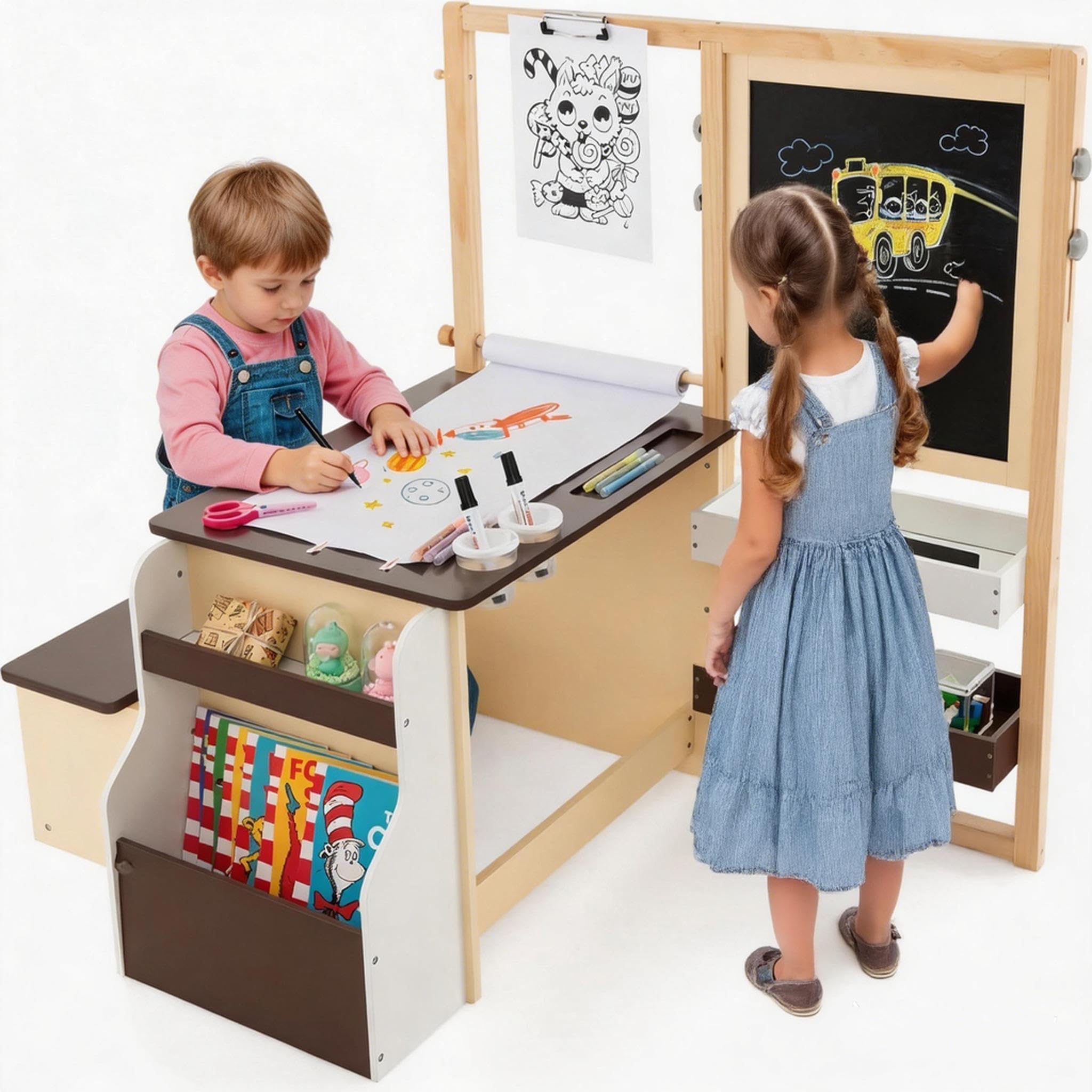 Chevalet 3 En 1 Pour Enfants Tableau Noir Tableau Blanc Rouleau De Papier 2 Boites De Rangement Design Lion Pour Enfants 3 8 Ans Vert Materiel Artistique 213623484 Chevalet 3 En 1 Pour Enfants Tableau Noir Tableau Blanc Rouleau De Papier 2 Boites De Rangement Design Lion Pour Enfants 3 8 Ans Vert Materiel Artistique 213623484