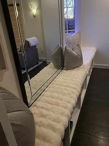 spreedling Tapete de felpa personalizable para sofá, funda protectora de sofá, antideslizante, con ventana panorámica, funda de cojín para el hogar,