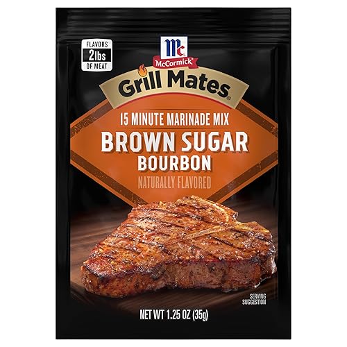 Miniatura 9 de Marinados Grill Mates Brown Sugar Bourbon Marinade 125 oz paquete de 12