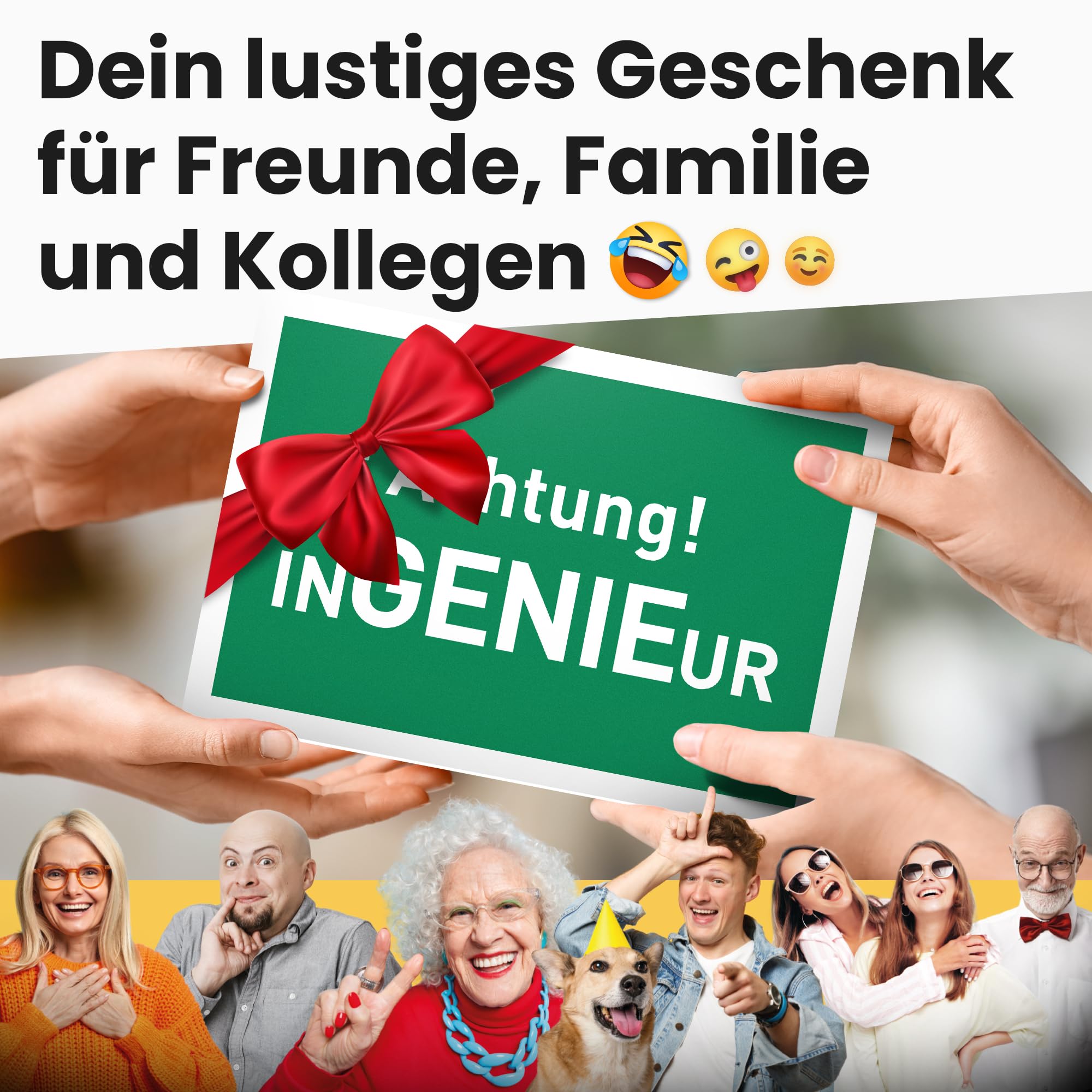 Ingenieur Abschluss Geschenk - "DankeDir! Ingenieur" Partydeko Für Bachelor & Master