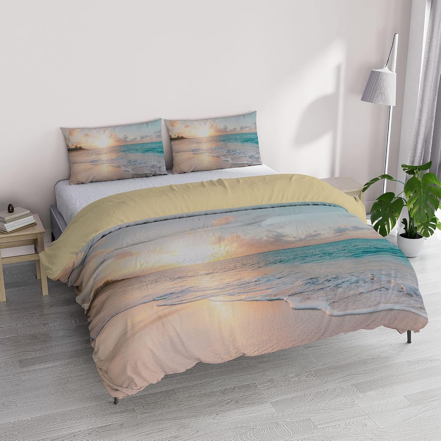 Taie de couette avec fermeture éclair fini la couette qui glisse du lit