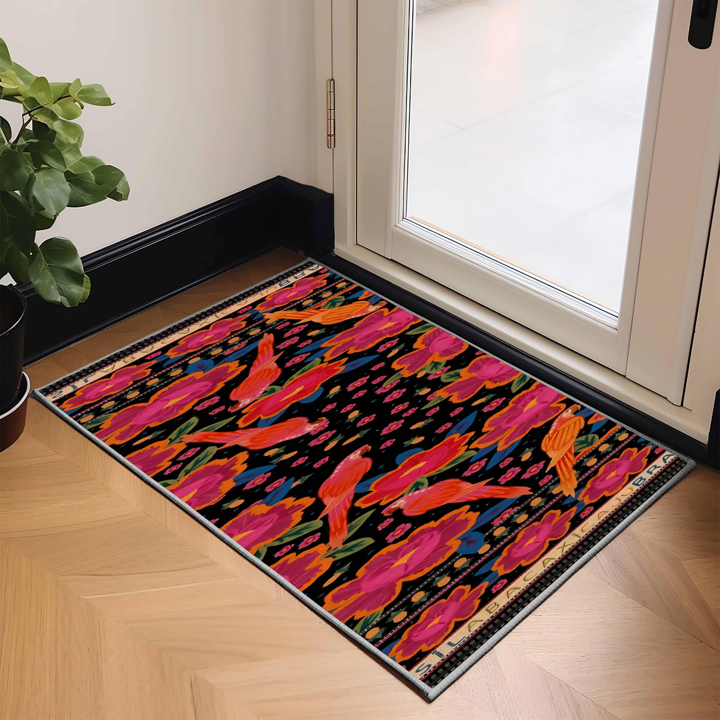 Amazon | エキゾチックなエスニックスタイル ラグマット 180x180