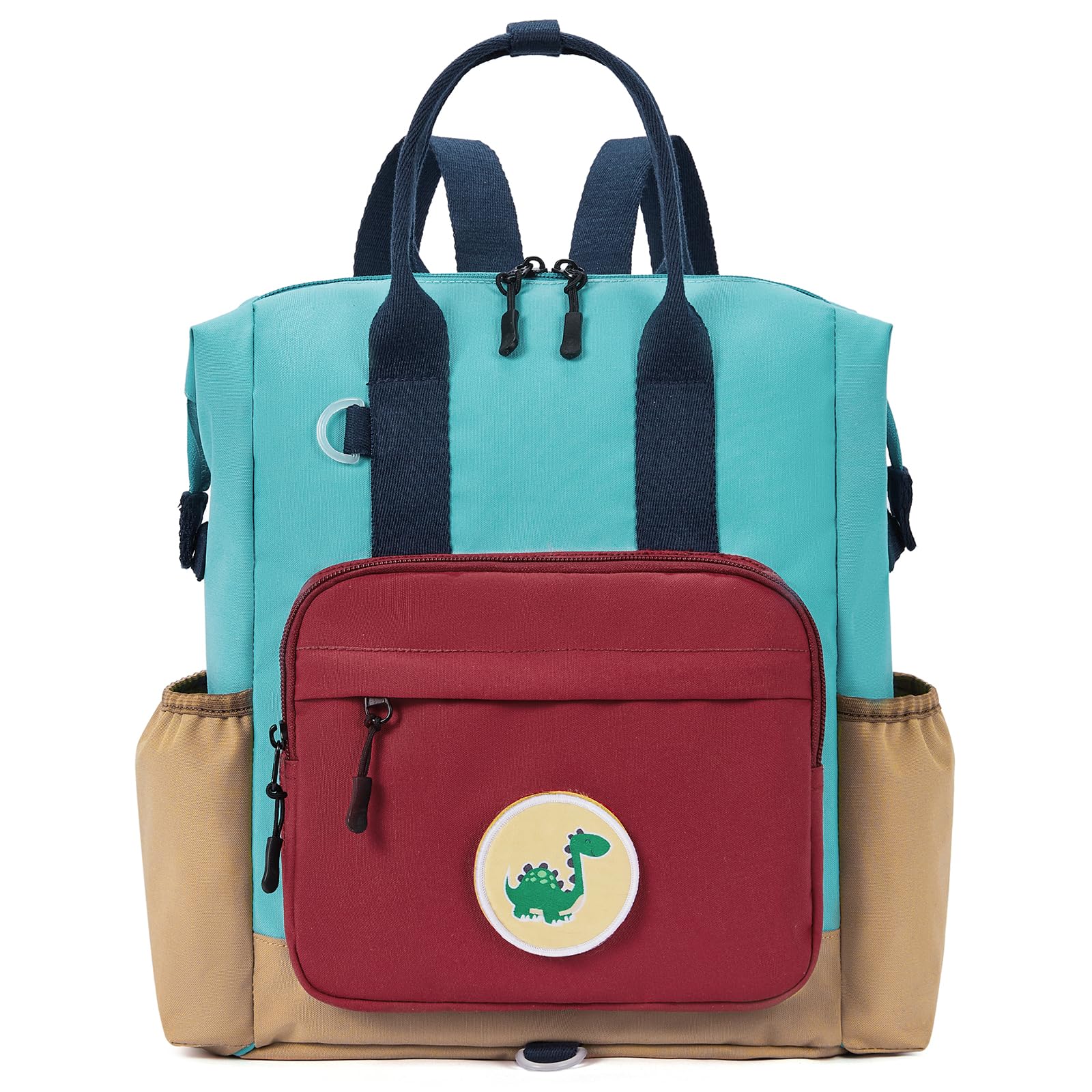 CLUCI Toddler Backpack Kids Backpacks For Boys Preschool Kindergarten Elementary Daycare Backpack For School & Travel Bookbag with 4 Detachable Cute