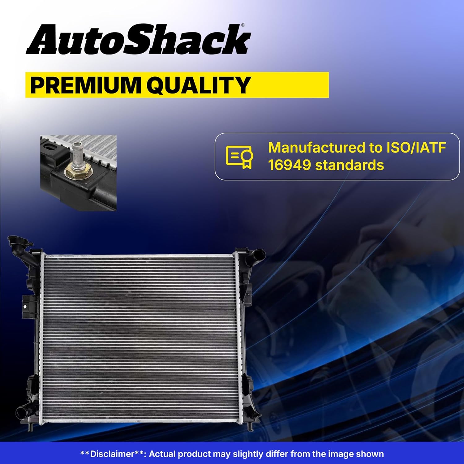 AutoShack Radiator Replacement for 2000-2005 Buick LeSabre 2000-2005 Pontiac Bonneville 1-PC