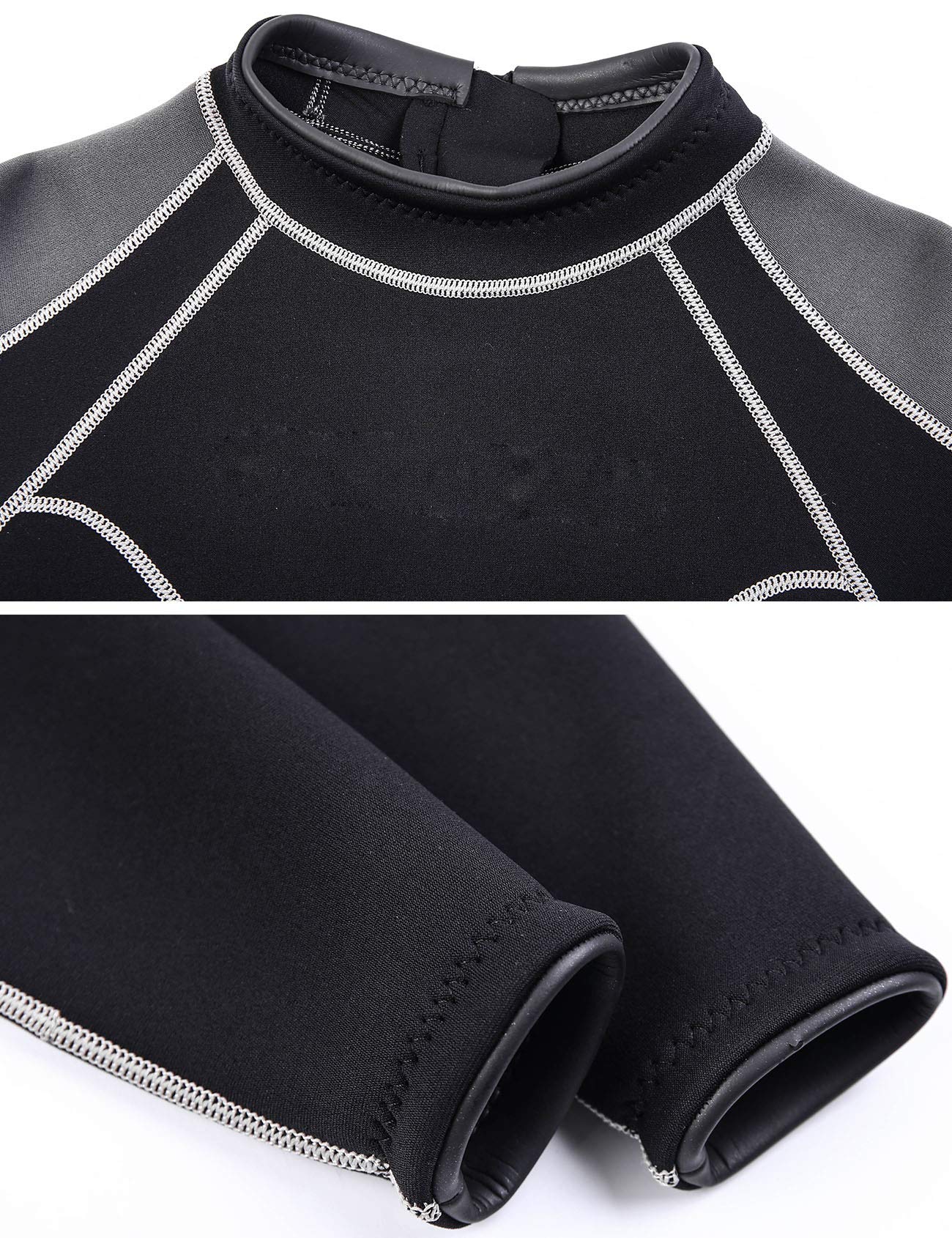 Letuwj - Mute tute da uomo, in neoprene, 3 mm, per immersioni, surf, nuoto, manica lunga, per sport acquatici