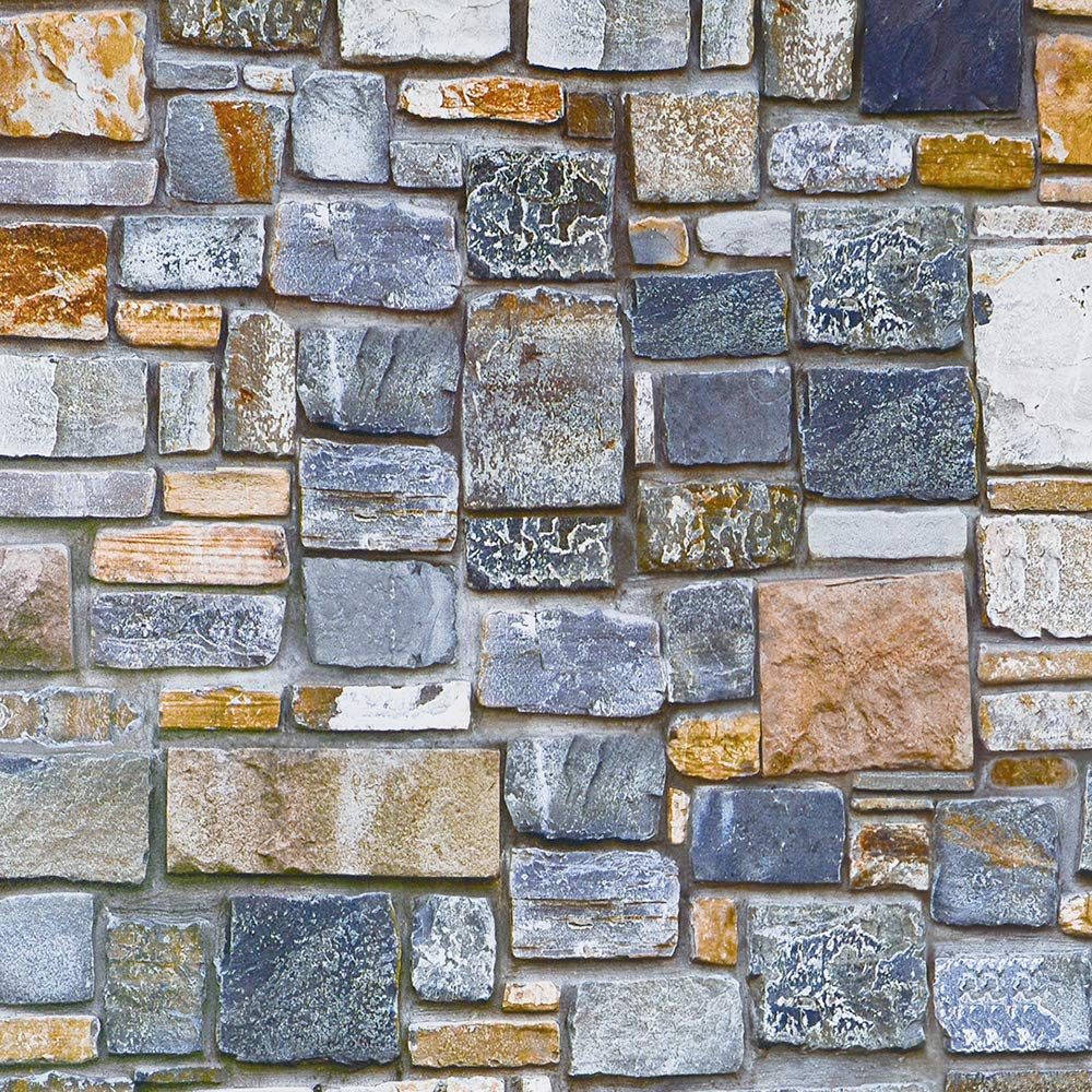 Peel and Stick Backsplash, 10-Sheet 12" x 12" Marble Wallpaper Granite Paper Self Adhesive Decorative Wallpaper (Grey.)