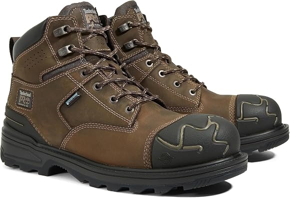 Timberland PRO Magnitude, Men's, Comp Toe, EH, WP, PR, Slip Resistant, 6 Inch, Work Boot
