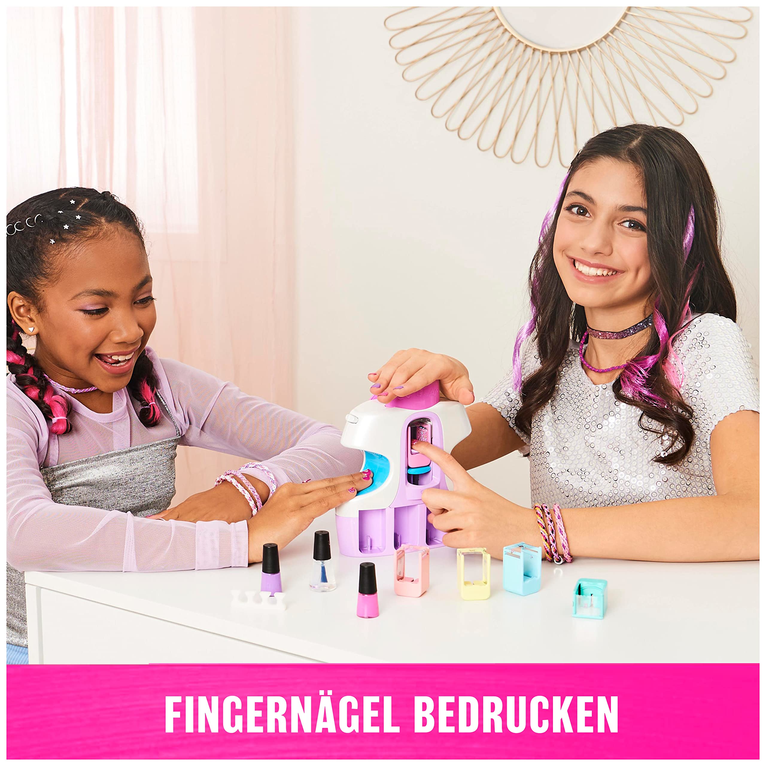 Cool MAKER Go Glam Unique Nagel Salon - Finger- und Fußnägel lackieren und mit Mustern und Motiven Bedrucken, ab 8 Jahren