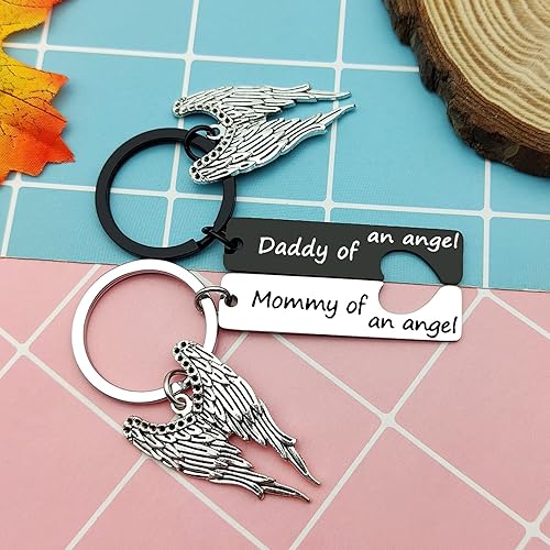 Miniatura 4 de Heigebi Llavero conmemorativo para bebé, regalos de condolencias para pérdida de bebé, recuerdo para la pérdida del hijo de papá, mamá