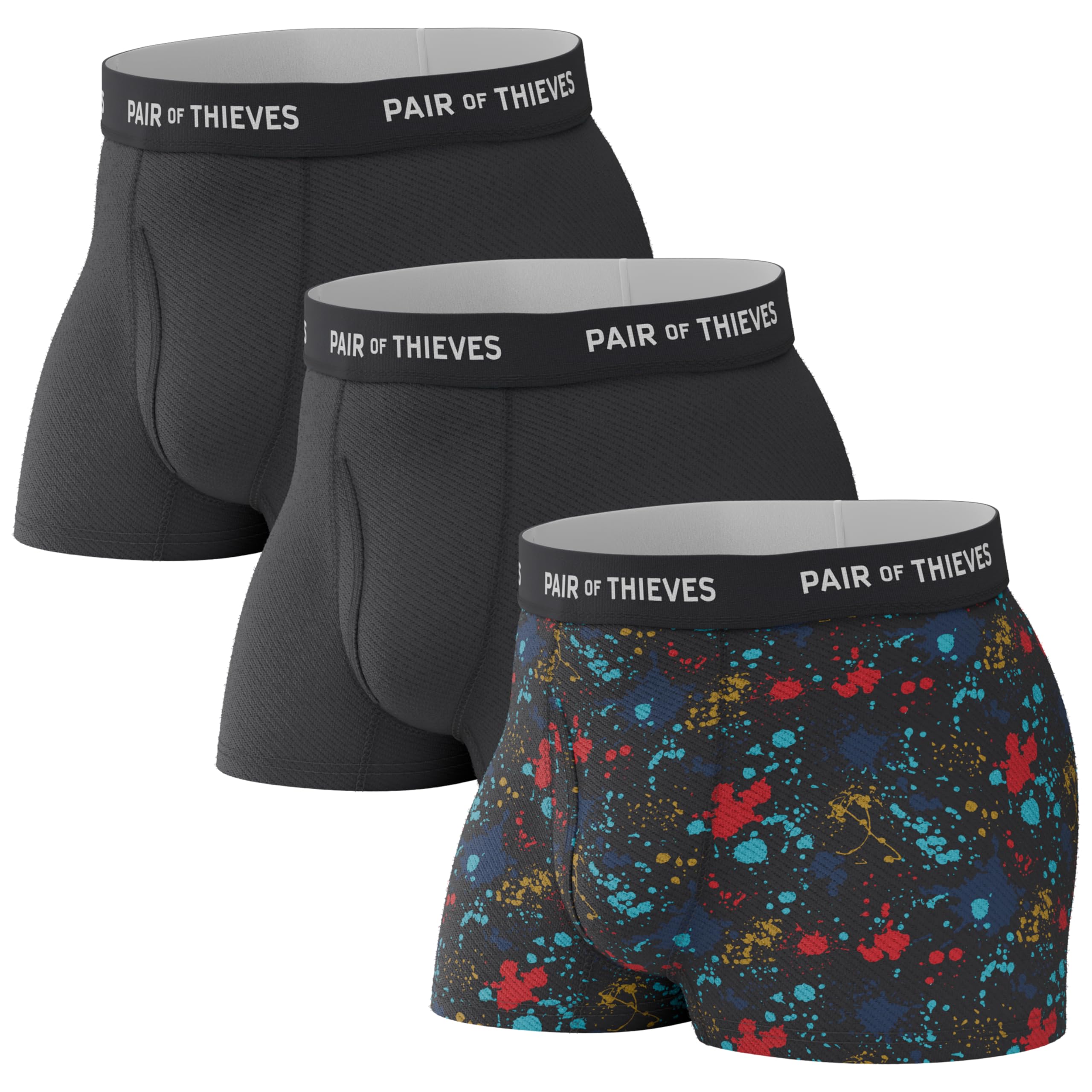 Pair of Thieves Men Super Fit Trunks | Underwear for Men | Breathable Mesh | Moisture Wicking, Daily Comfort