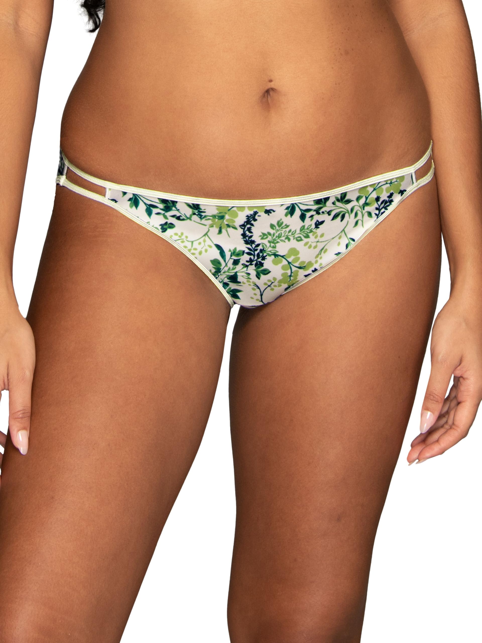 Vanity Fair Women's Illumination String Bikini Panties, Silky Stretch & Satin Trim