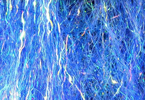 Miniatura 4 de Hareline Fibra de hielo Dubbin Ripple Negro -,Fucsia sangriento,azul, (Blue UV),Chartreuse,#67 Cobre,Púrpura eléctrico,amarillo (FL