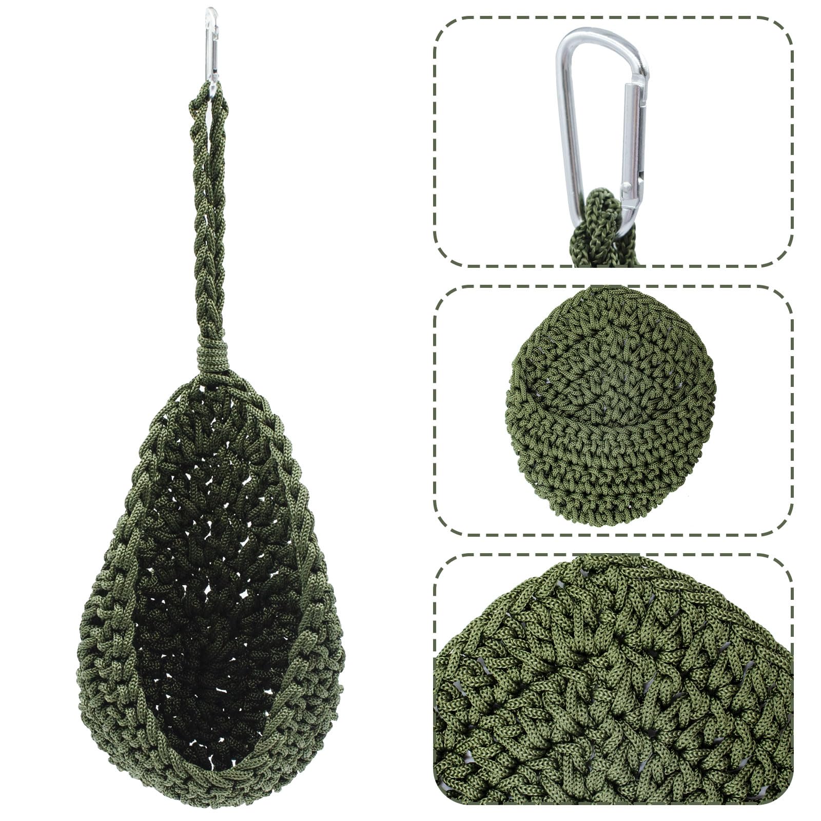 Snake Tank Accessories, Hanging Nylon Woven Hammock for Reptile, Habitat Enrichment Accessories for Snake, Gecko and Other Small Animals - 4