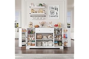 HITHOS Buffet Cabinet with Storage: The Modern Kitchen Oasis with Endless Possibilities