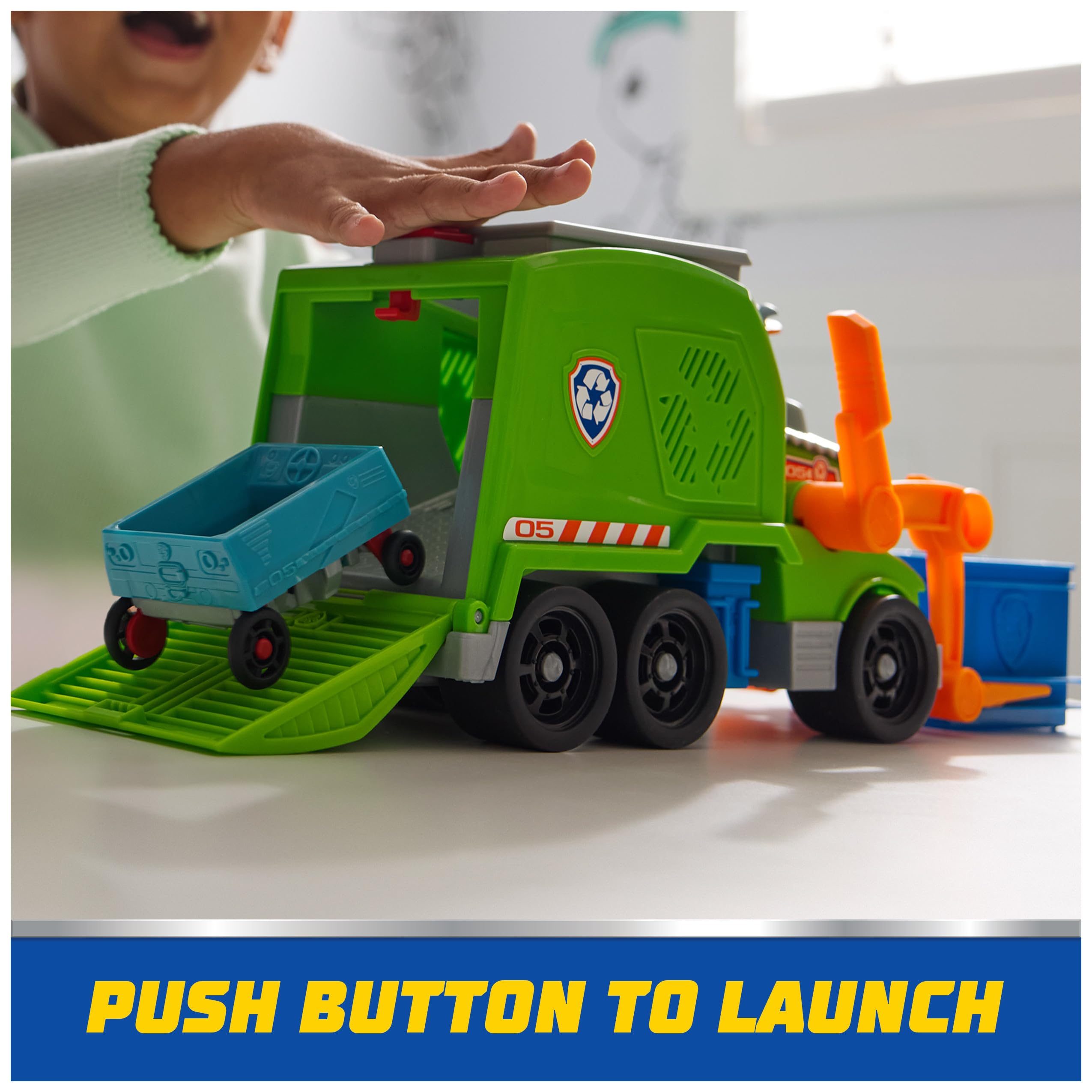 Paw Patrol Toy Vehicle Sustnbl Rocky Dlx Vhcl