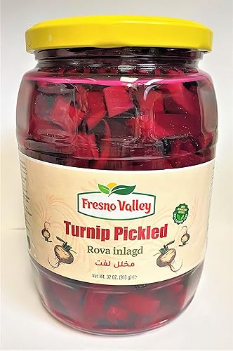 Miniatura 2 de Nabos en escabeche Mid East Premium Quality 32oz cada uno  2 tarros de vidrio  3.4 fl oz