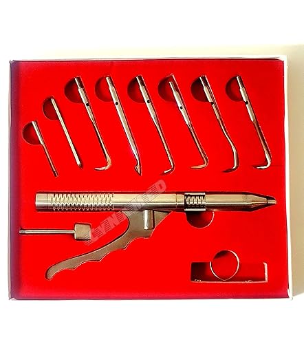 Miniatura 6 de Cynamed Juego de 11 quitacoronas automático dental removedor de puente, removedor de corona y puente automático dental
