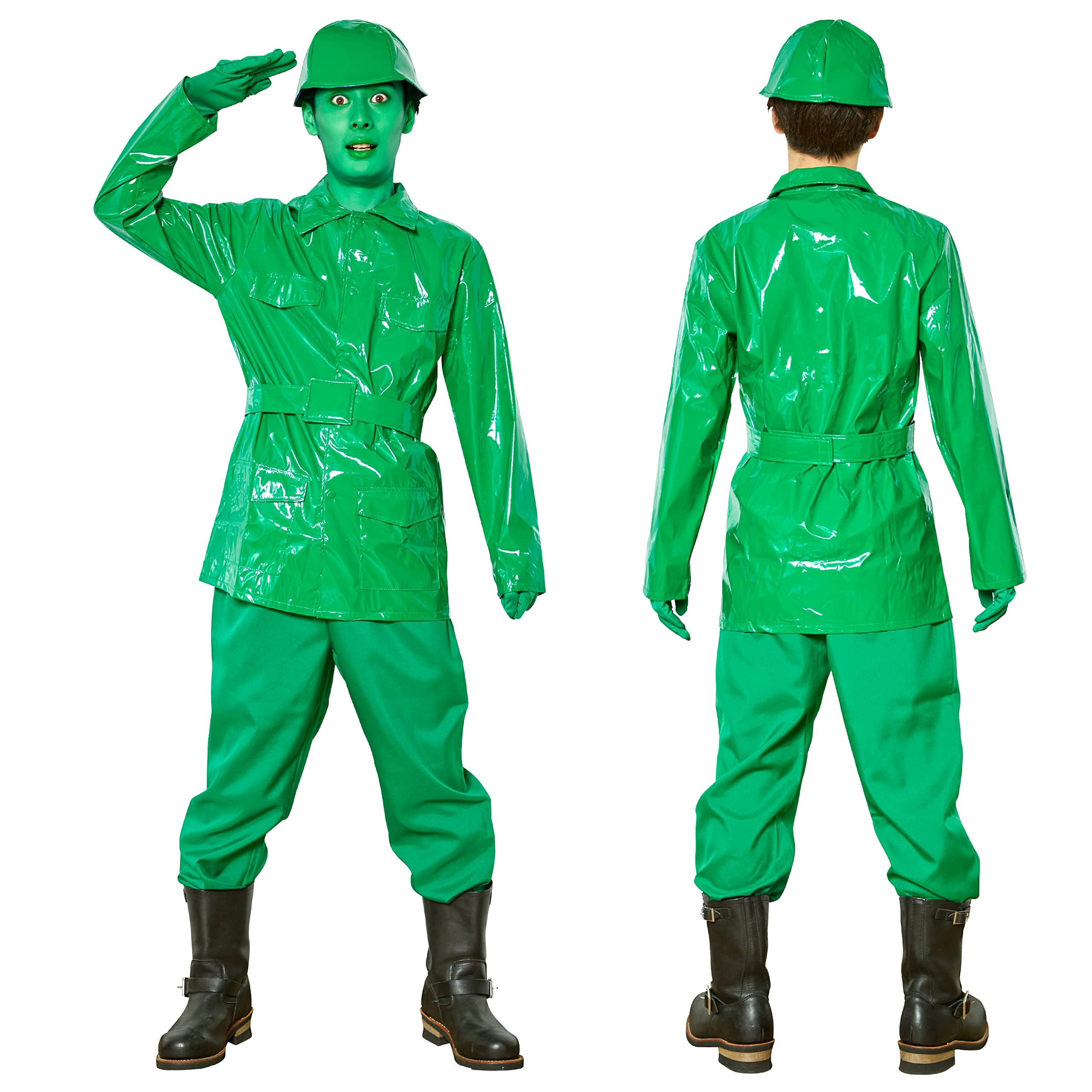 トイストーリーアーミーコスチューム Amazon.co.jp: トイストーリー グリーンアーミーメン風 兵士 緑