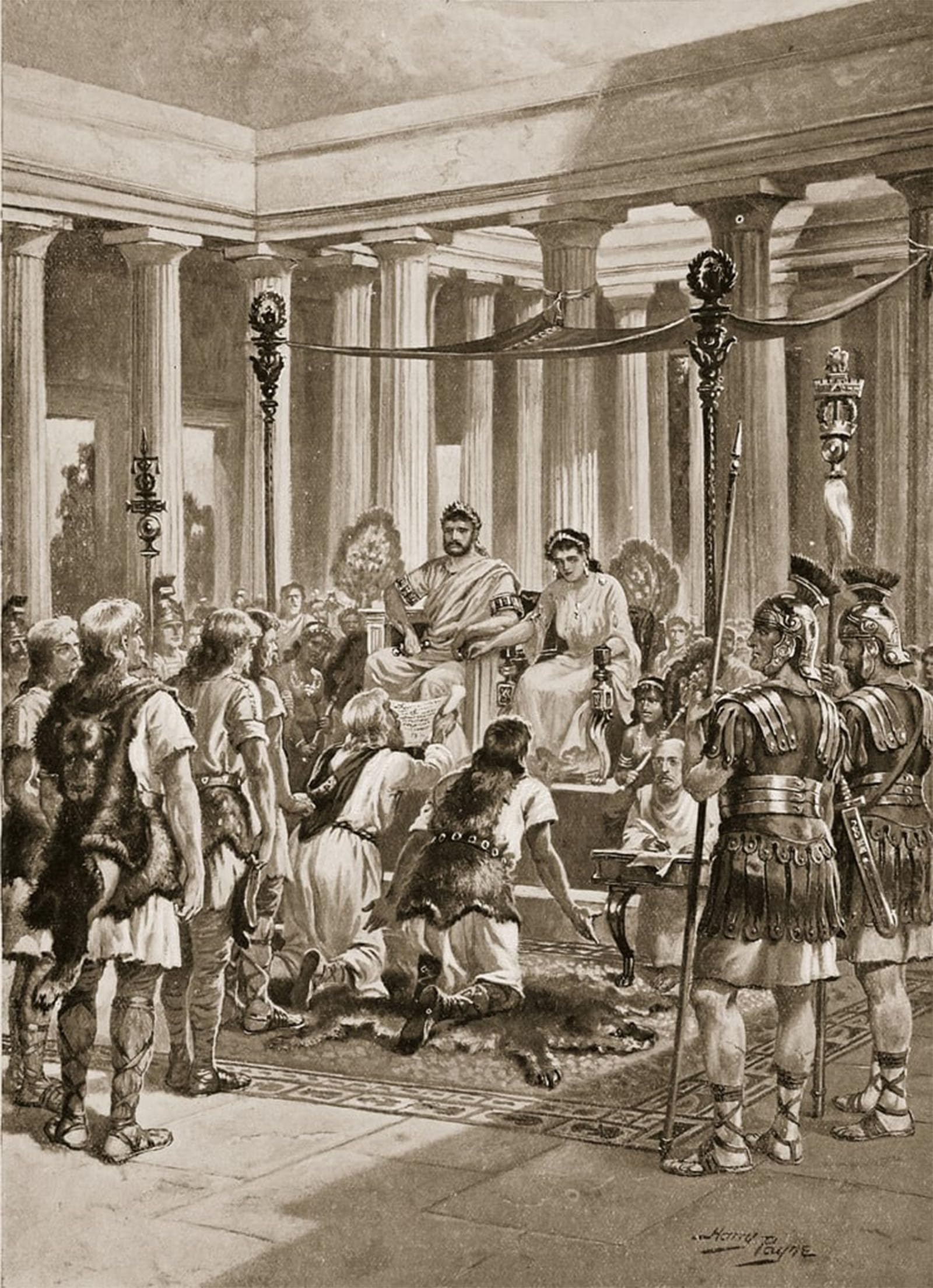 POSTERIIk Famous Animal Posters Vintage Picture the Groans of the Britons by Henry A. Payne Modern Wall Decor for Home Decor 60x90cm