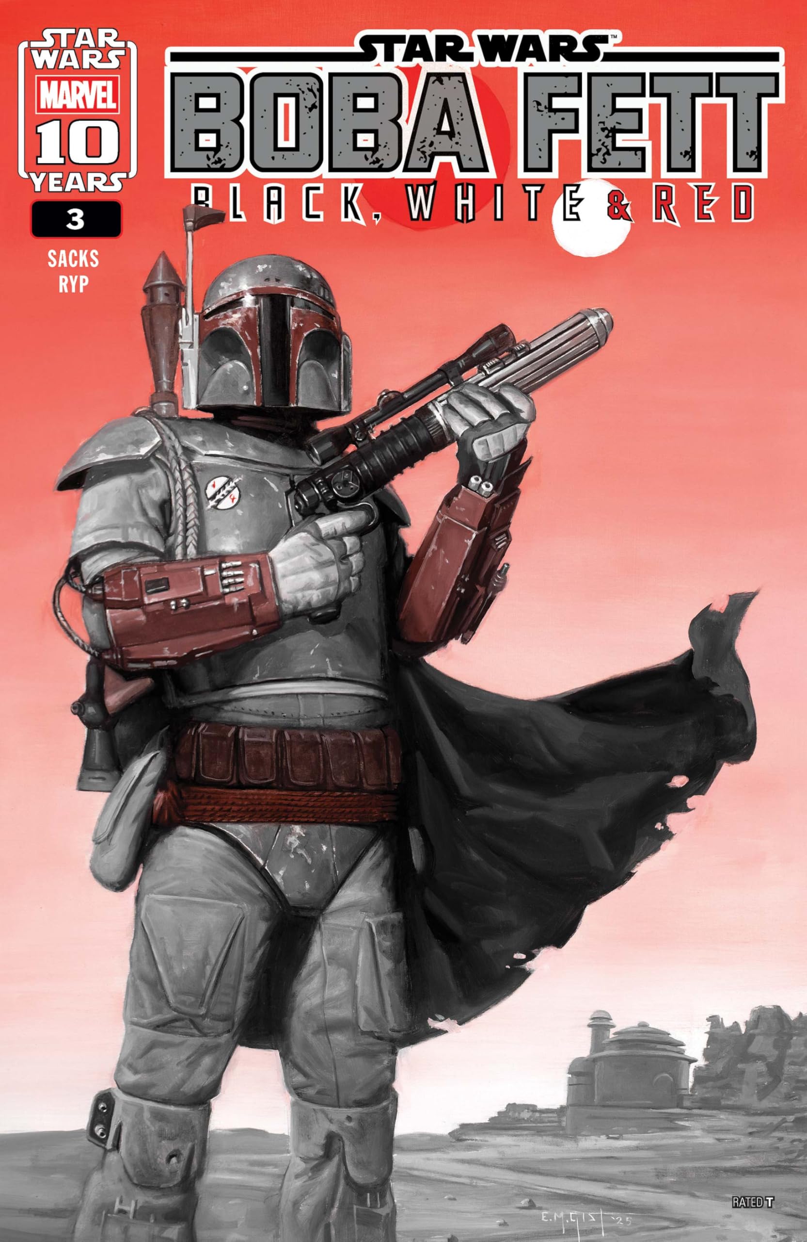Star Wars: Boba Fett - Black, White & Red (2025) #3 (of 4)
