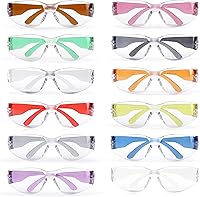 Vista 16 de SAFE HANDLER Hyline - Lentes de seguridad ANSI Z87.1, resistentes a los impactos, lentes de policarbonato irrompibles, antiarañazos