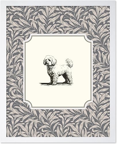 Miniatura 61 de Poster Master Impresión Vintage de Cachorro - Póster Retro de Perro - Arte Pastel - Diseño de Pared de Animal Floral - Arte Bohemio Chic -