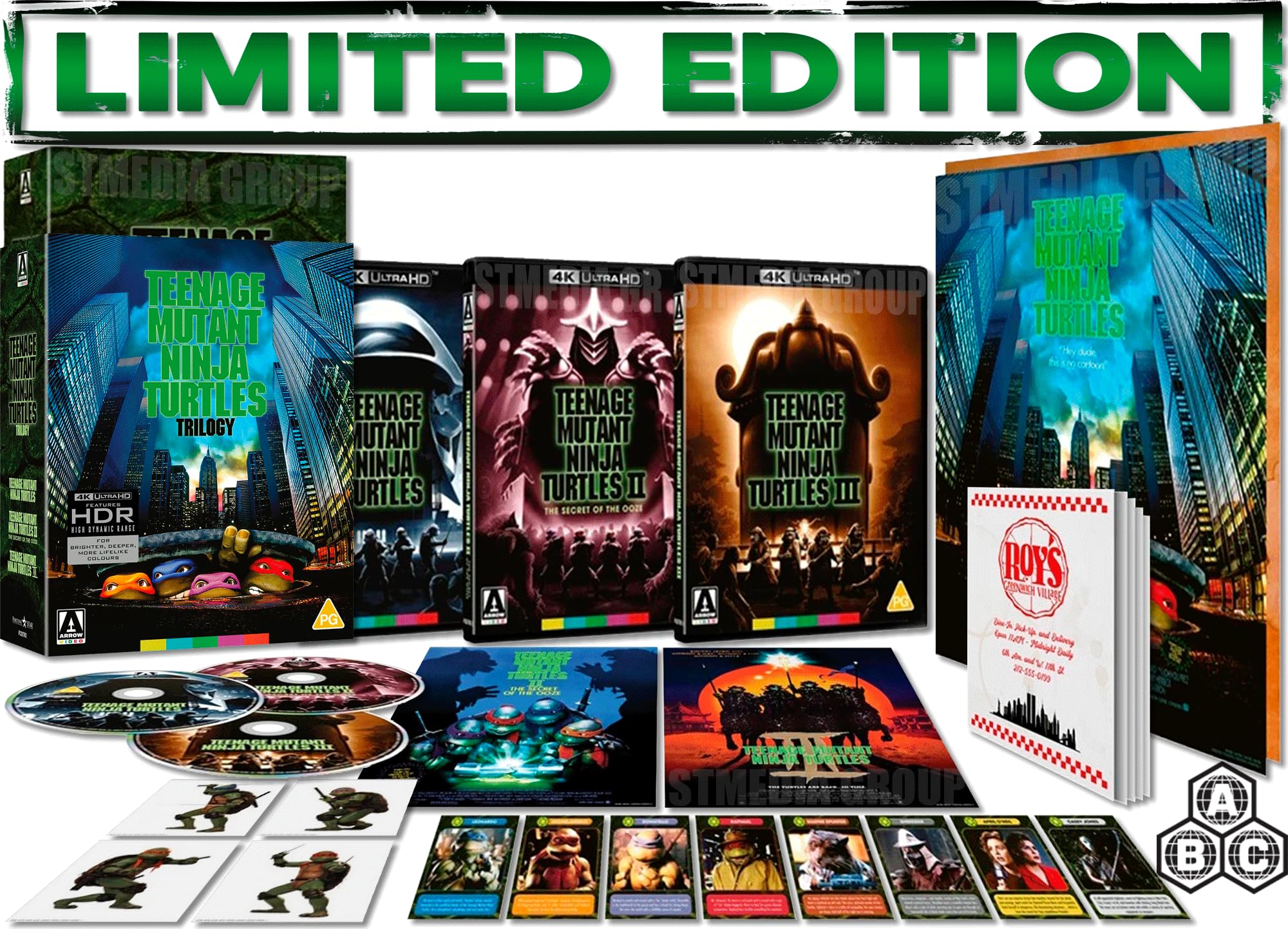 Teenage Mutant Ninja Turtles: Trilogy (Limited Collector's Edition) [3-Disc Set] [4K UHD + Blu-ray] [Region Free]
