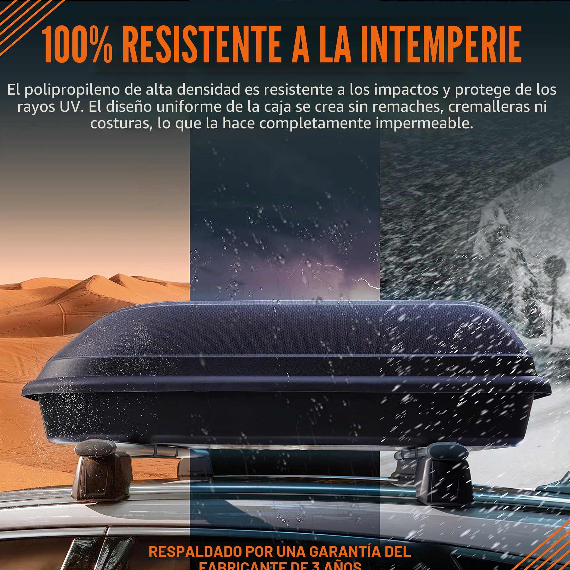 Rax - Portaequipajes de Techo, 320 litros