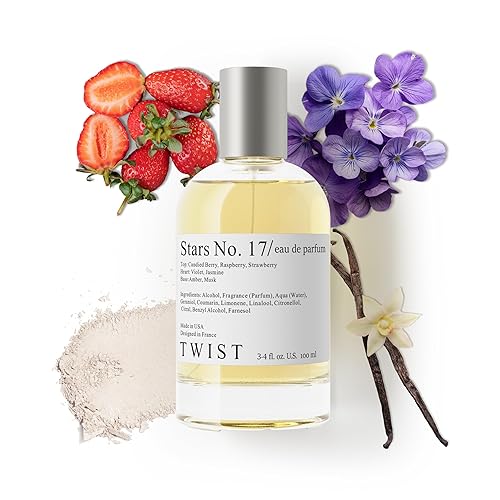 Twist - Eau De Parfum Stars No. 17, inspirado en Her de Burb, perfume de larga duración para mujer, sin parabenos, vegano, ingredientes limpios,