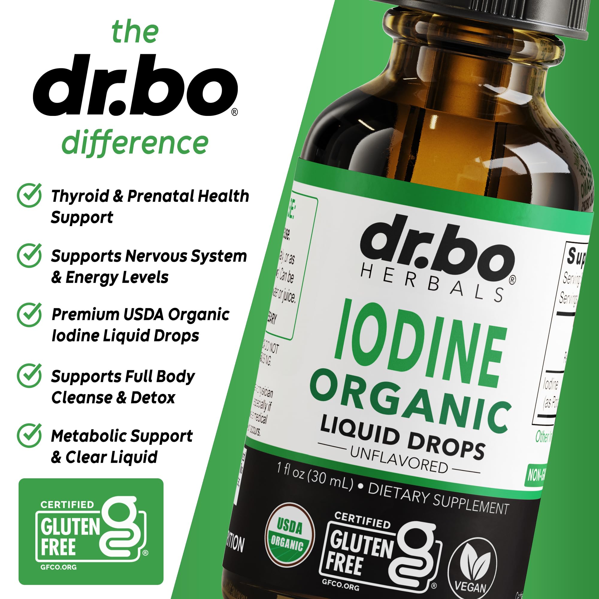 Iodine Liquid Drops Potassium Iodide - 1 Year Supply Pure Clear Organic Iodine Drops Supplement Plus Thyroid Support - Organic Potassium Iodide Liquid Supplement Tincture Thyroid Supplements 1 Fl Oz — Amazon image 4