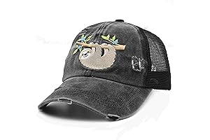 Women's Sloth Baseball Cap: A Wildlife-Inspired Fashion Statement