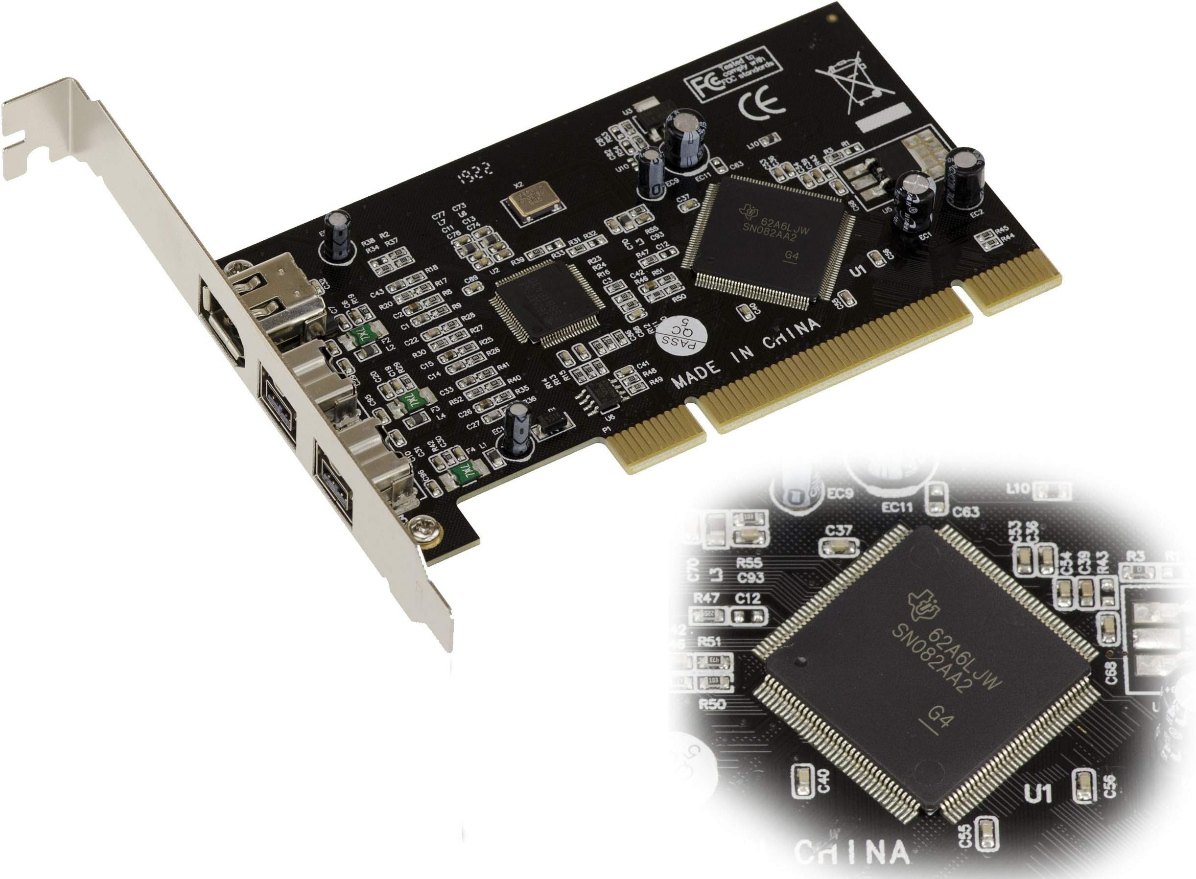 KALEAINFORMATIQUE Firewire 800 and 400 IEEE1394A and IEEE1394B PCI