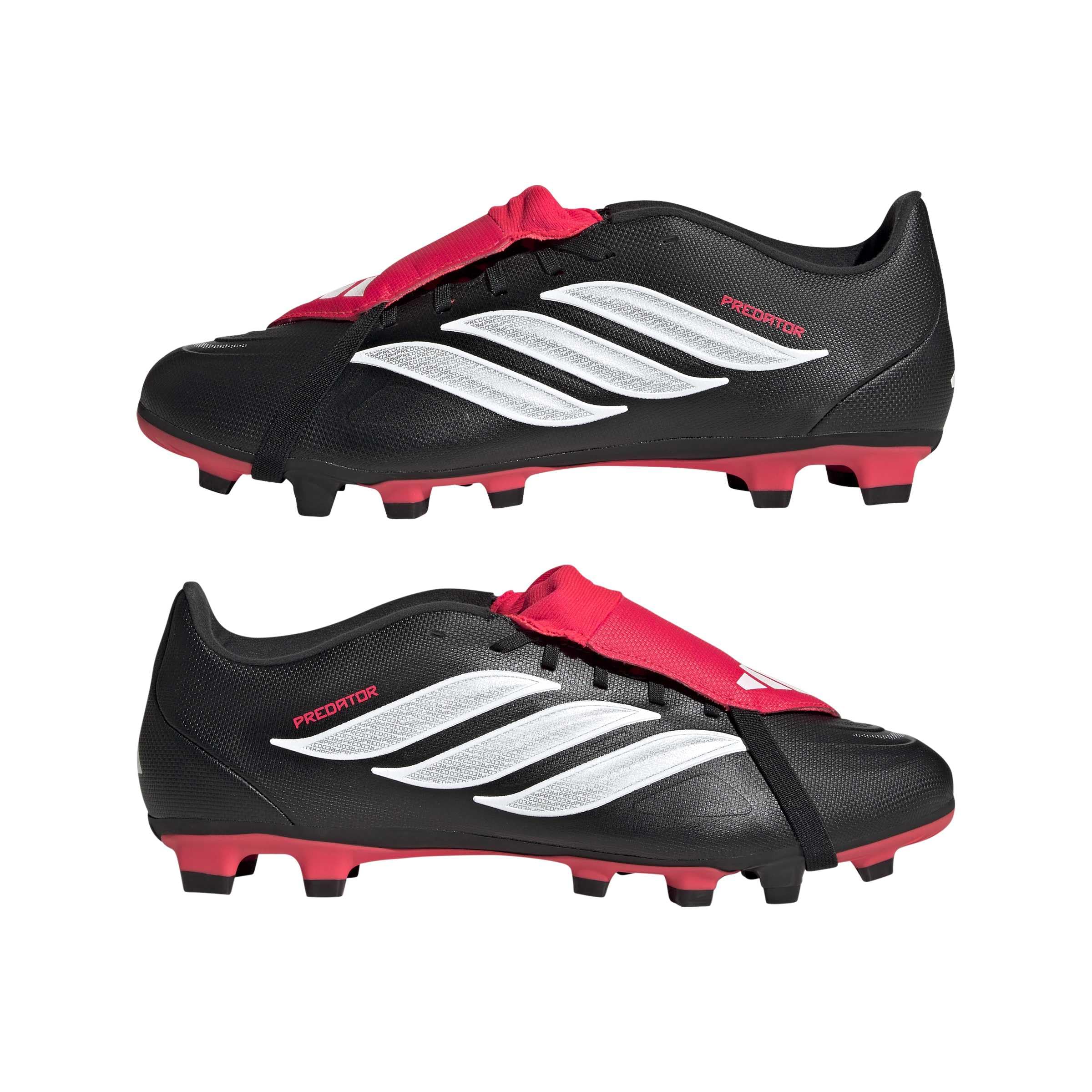 adidas Unisex Predator Club Fußballschuh, Feste/gemischte Böden, umschlagbare Zunge