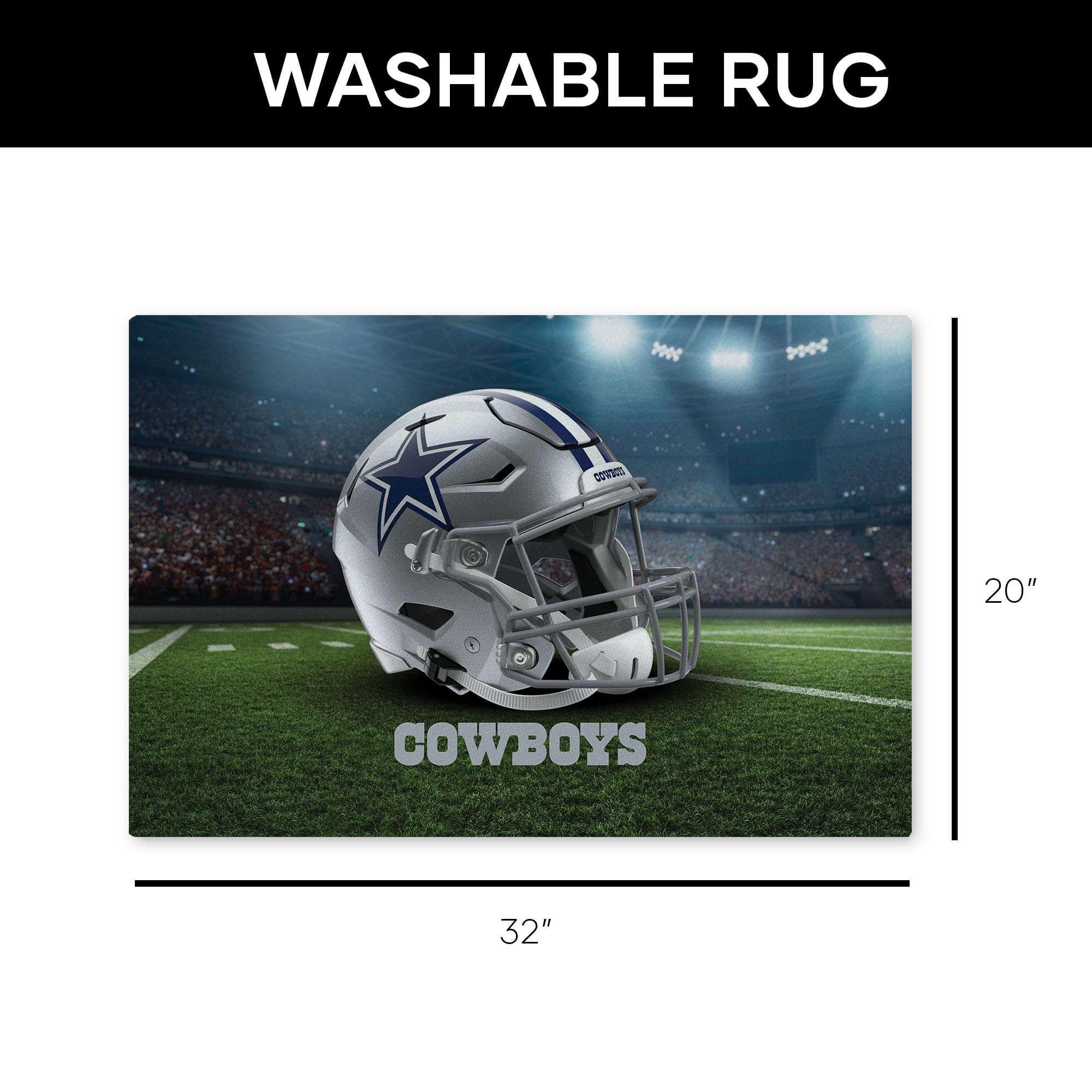 NFL タイタンズ ラグ USA製 The Northwest Company Amazon.com: Northwest The Company NFL Dallas Cowboys Washable Rug