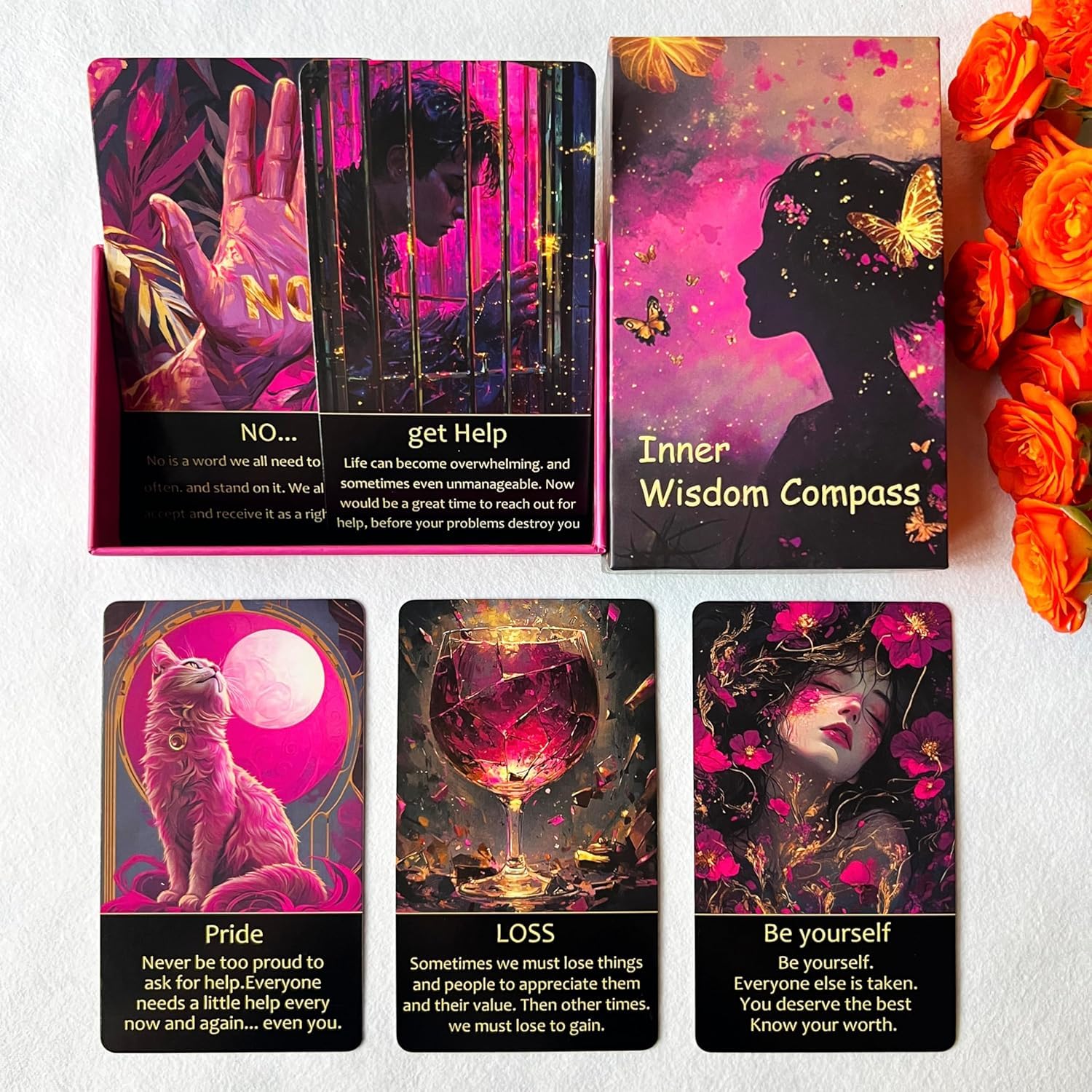Explore Mysterious Realms with Chakra & Reiki OracleOracle Cards and tarot cards for Beginners, Energy Healing Oracle Cards