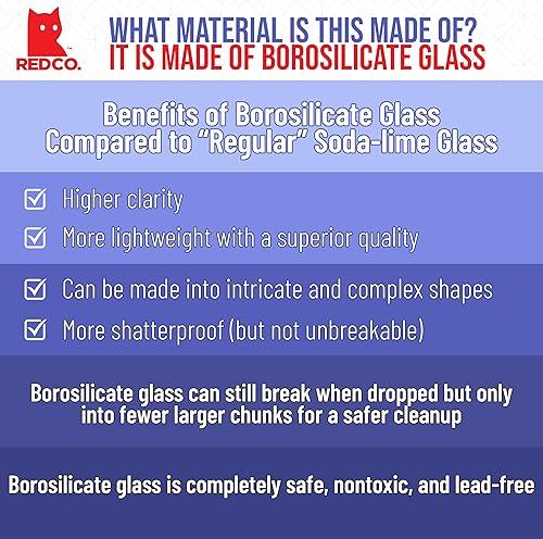 Miniatura 4 de Red Co. Figura de cristal iluminada para árbol de Navidad de 9.75 pulgadas con luces LED, color dorado mercurio