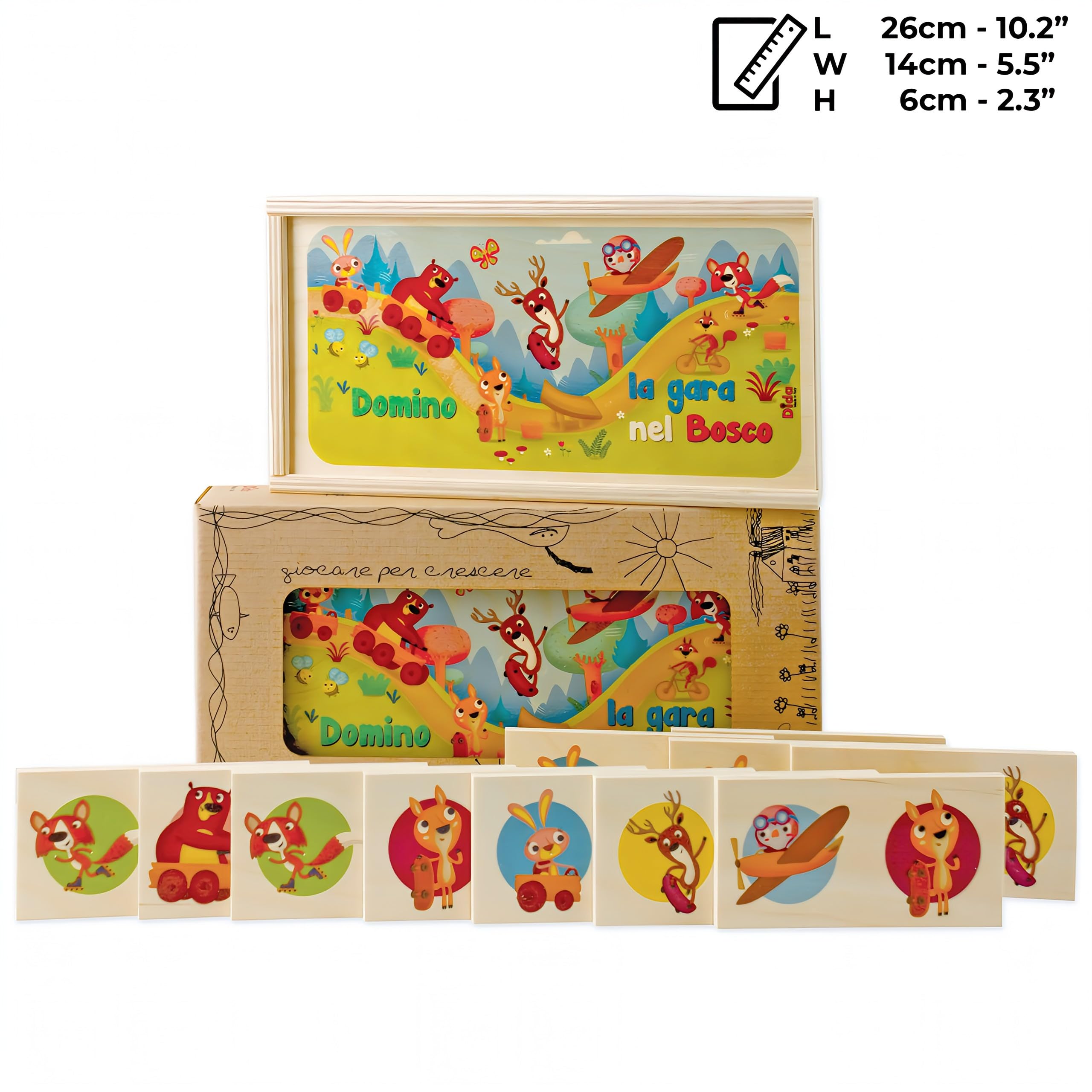 Dora – Boîte Métal 28 Dominos – Personnages Explorateurs – Jeu D’équilibre Et Réflexion – Dès 4 Ans