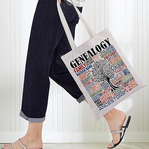 Miniatura 4 de BWWKTOP Genealogist Tote Bag Genealogía Regalos Historiador Investigador Bandolera Familiar Historiador Regalos
