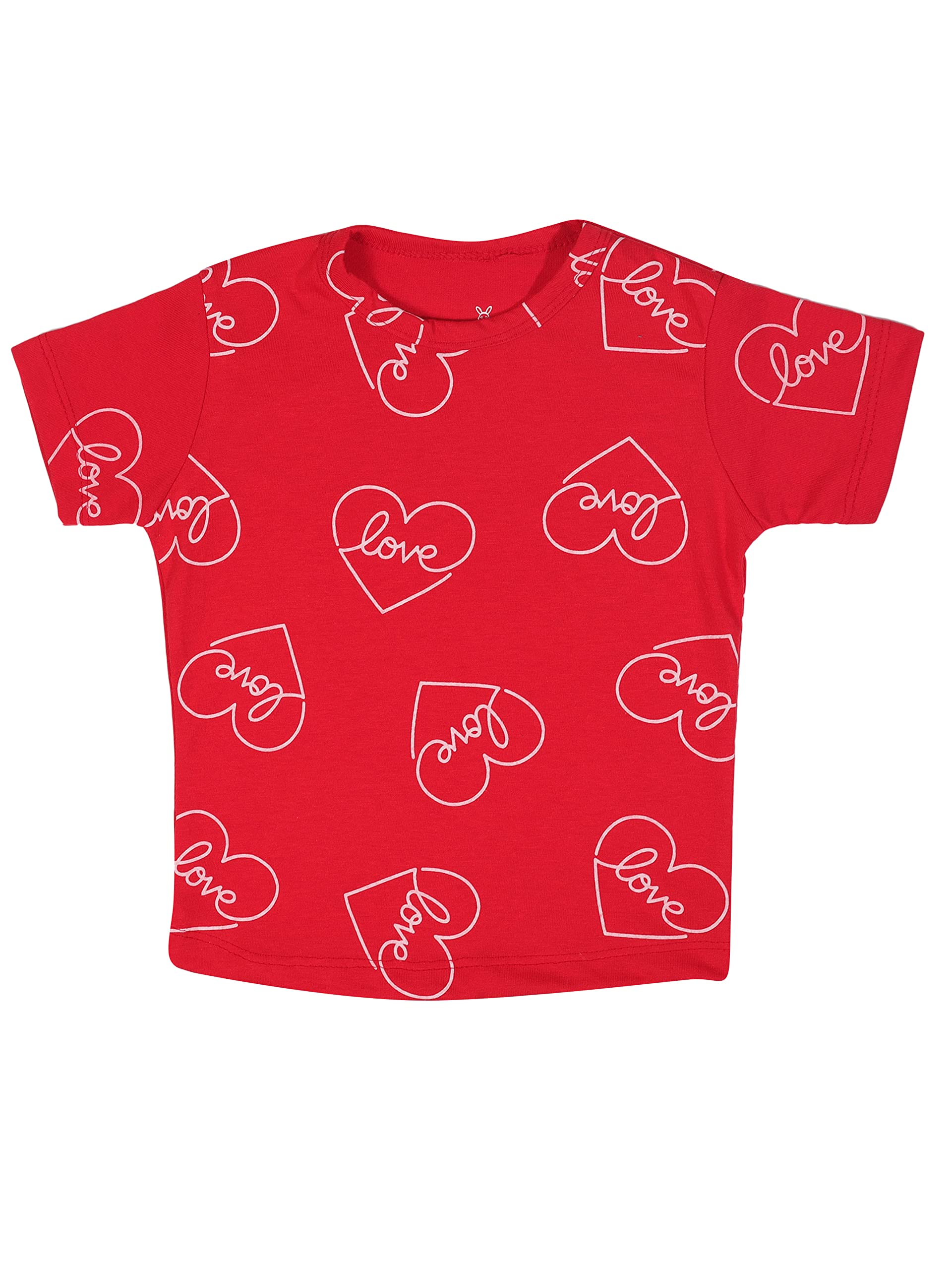 NammaBaby Cotton Printed Regular Fit Round Neck Girls T-Shirt (Pack of 3, 13 Years-14 Years) - Image 4 thumbnail