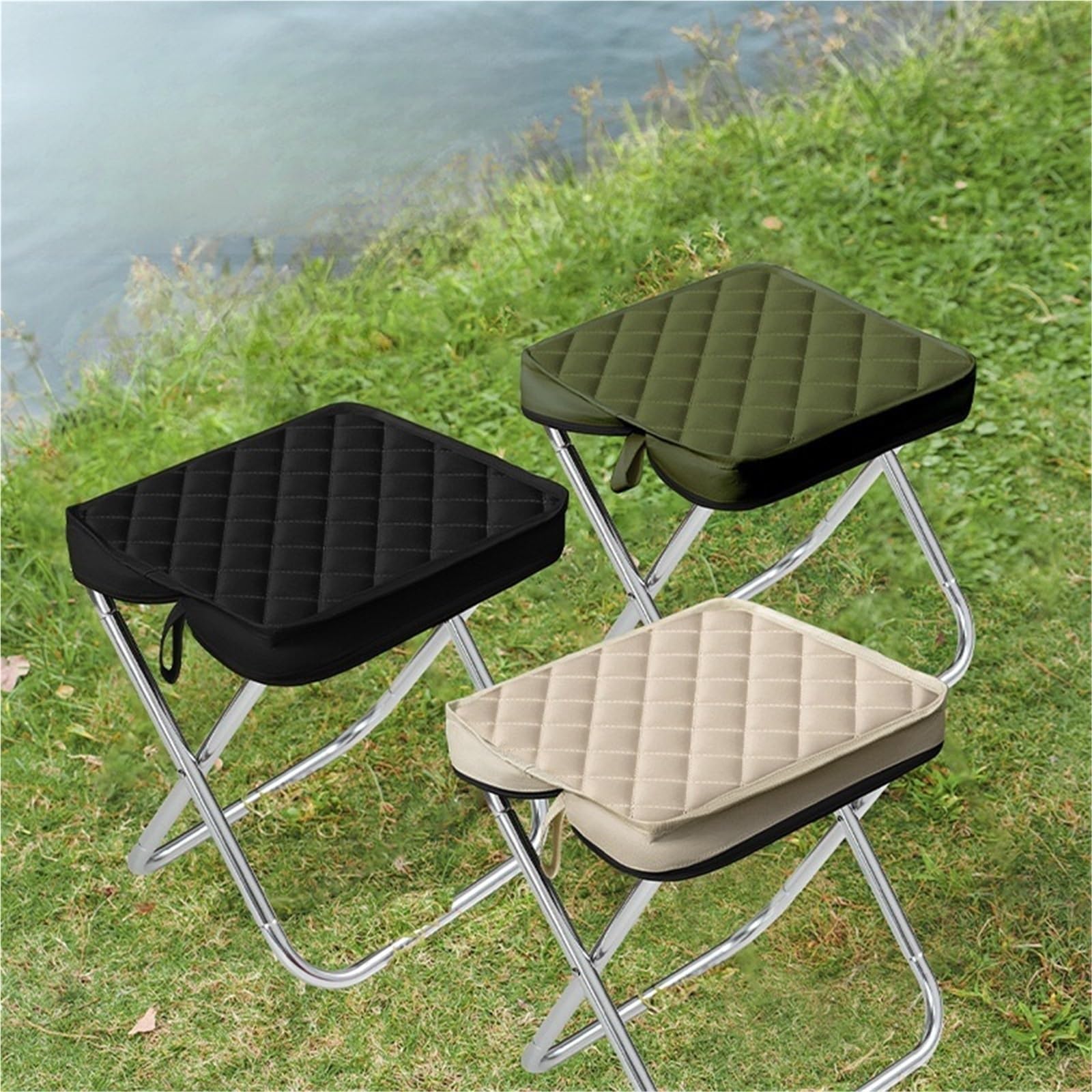 Tabouret Pliant en matériau Solide
