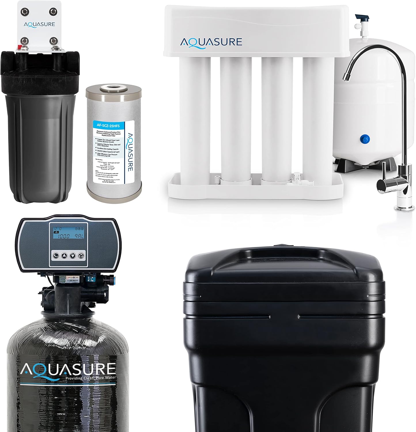 Aquasure 32,000 Grain Whole House Water Filtration System