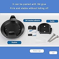 Vista 7 de Soporte de pared Echo Dot para 3ª generación, organizador de cables integrado, accesorios de ahorro de espacio para altavoces inteligentes Dot