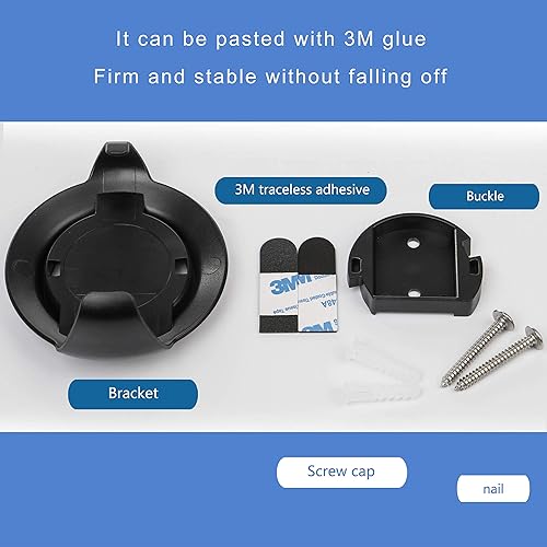 Miniatura 7 de Soporte de pared Echo Dot para 3ª generación, organizador de cables integrado, accesorios de ahorro de espacio para altavoces inteligentes Dot