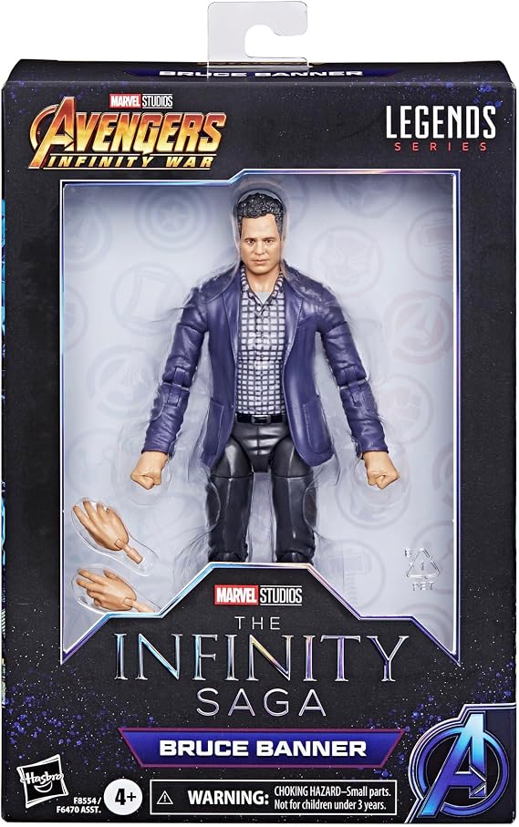 Hasbro Marvel Legends Series Bruce Banner, Avengers: Infinity War 6 Marvel Legends Action Figures
