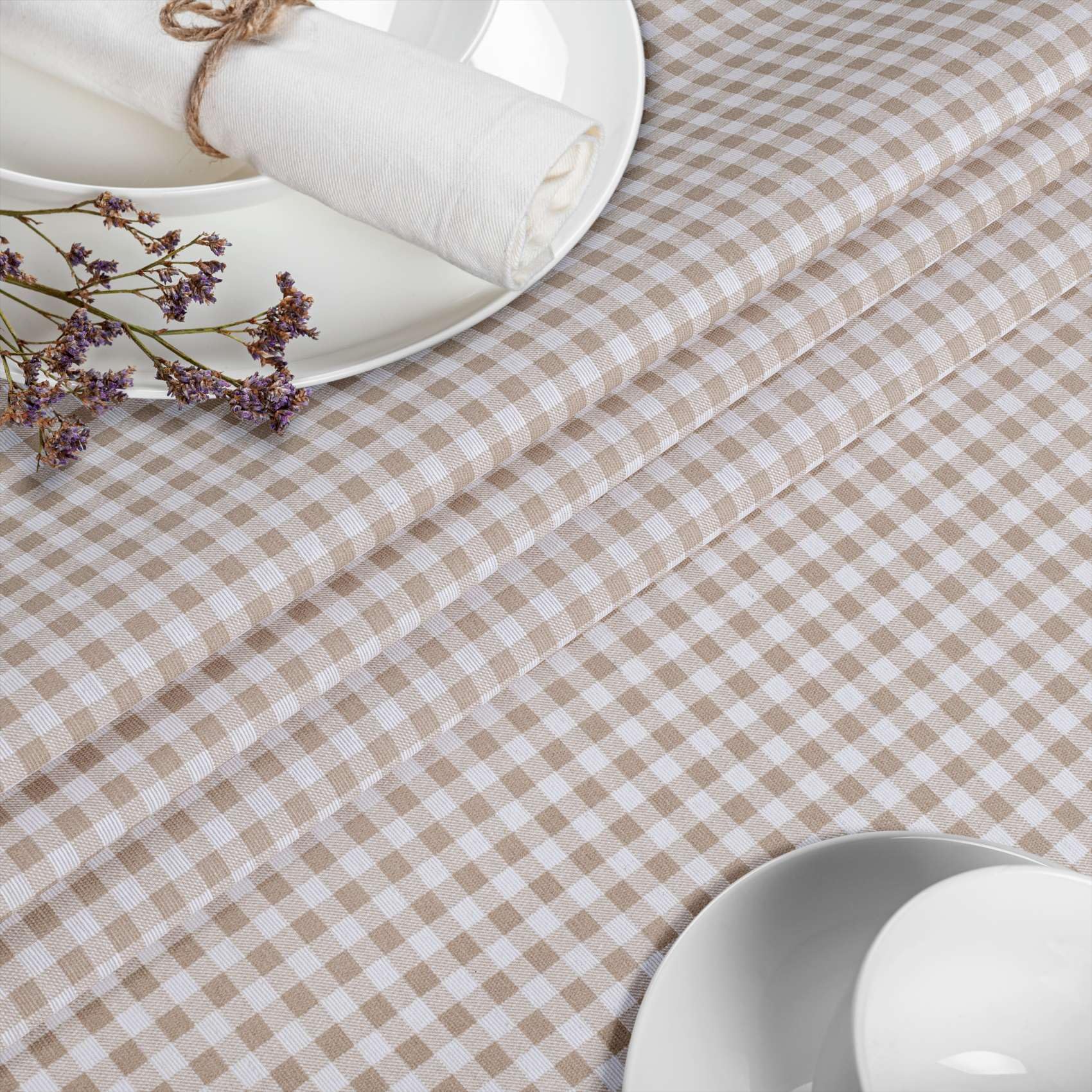 Mantel de tela textil lavable, mantel de algodón y poliéster, ovalado, 260 x 140 cm, para interior y exterior