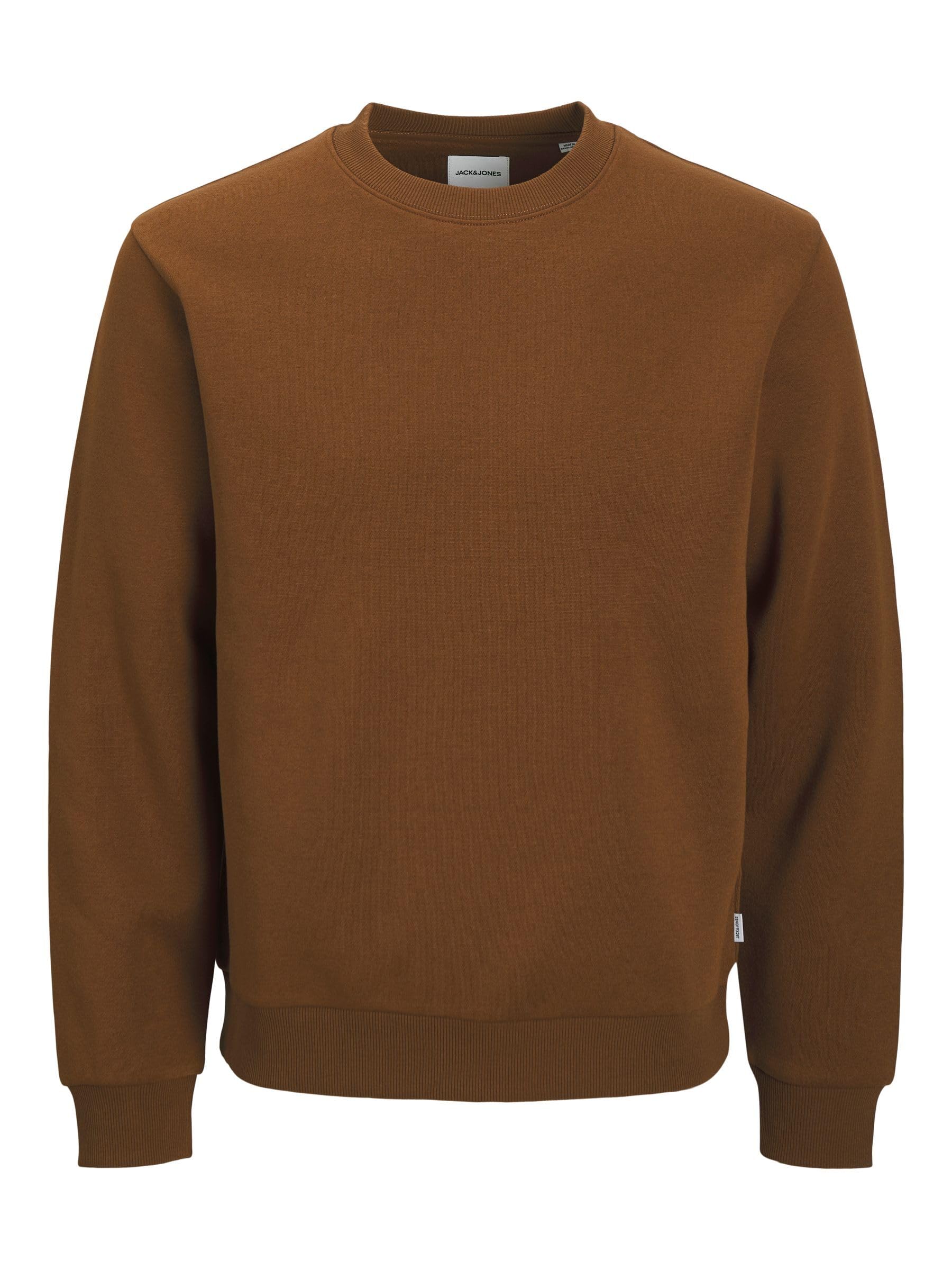 JACK & JONES Mens Jjebradley Sweat Crew Noos Pls, Monks Robe, 3XL UK