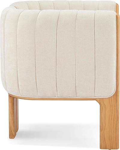 Miniatura 8 de Juego de 2 sillas de comedor, sillas de cocina modernas y elegantes con brazos y respaldo, sillas de mesa de comedor tapizadas con marco de madera