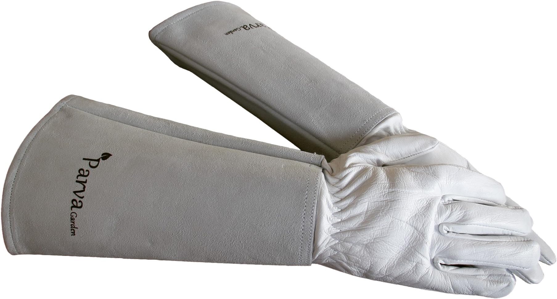 Rose Gloves Gardening for Women - Elbow Length Garden Gloves - Great As Cactus Gloves, Blackberry Gloves, Pruning Leather Gardening Gloves with Thorn Proof Canvas Gauntlet (Small)